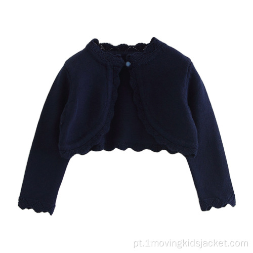 Moletom Big Kids em malha Cardigan Xale